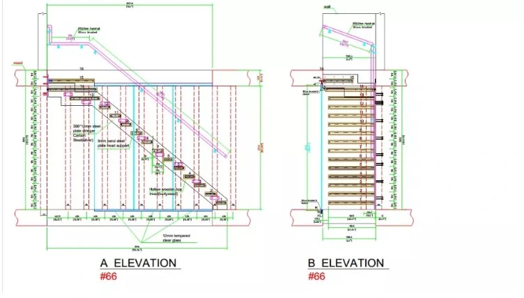 China Big Factory Good Price Crystal Staircase Balustrade Staircase Runner Staircase Wrought Iron Balustrade