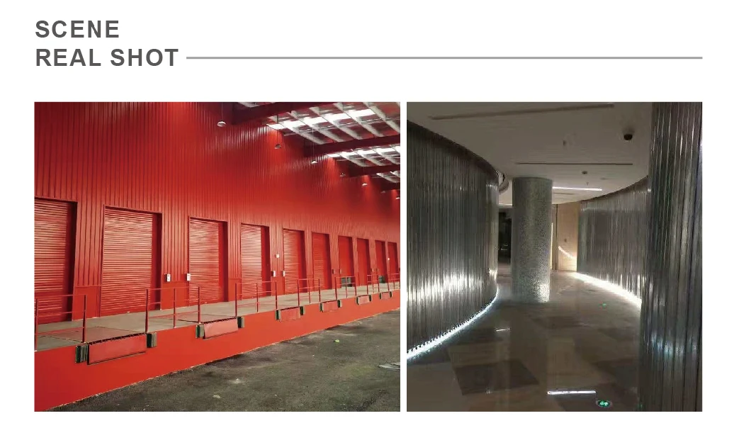 Industrial Exterior Interior Fire Proof Fire Rated Fireproof Metal Garage Security Auto Curtain Revolving Roll up Roller Rolling Shutter Gate