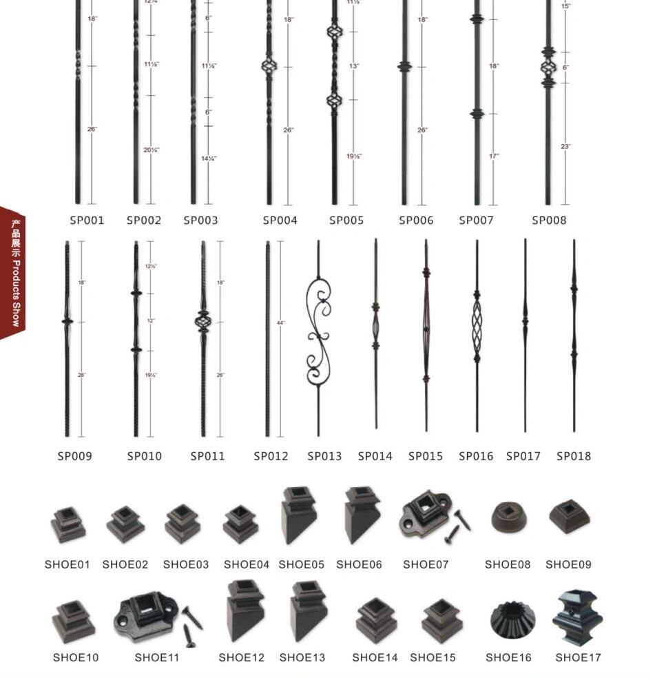 Wholesale Customized Wrought Iron Balusters